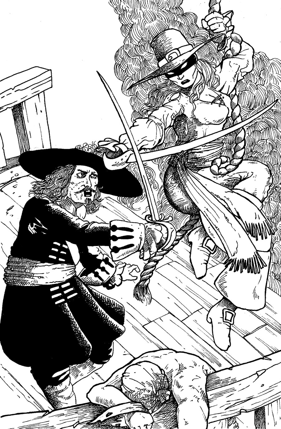 Pirate Duel Illustration